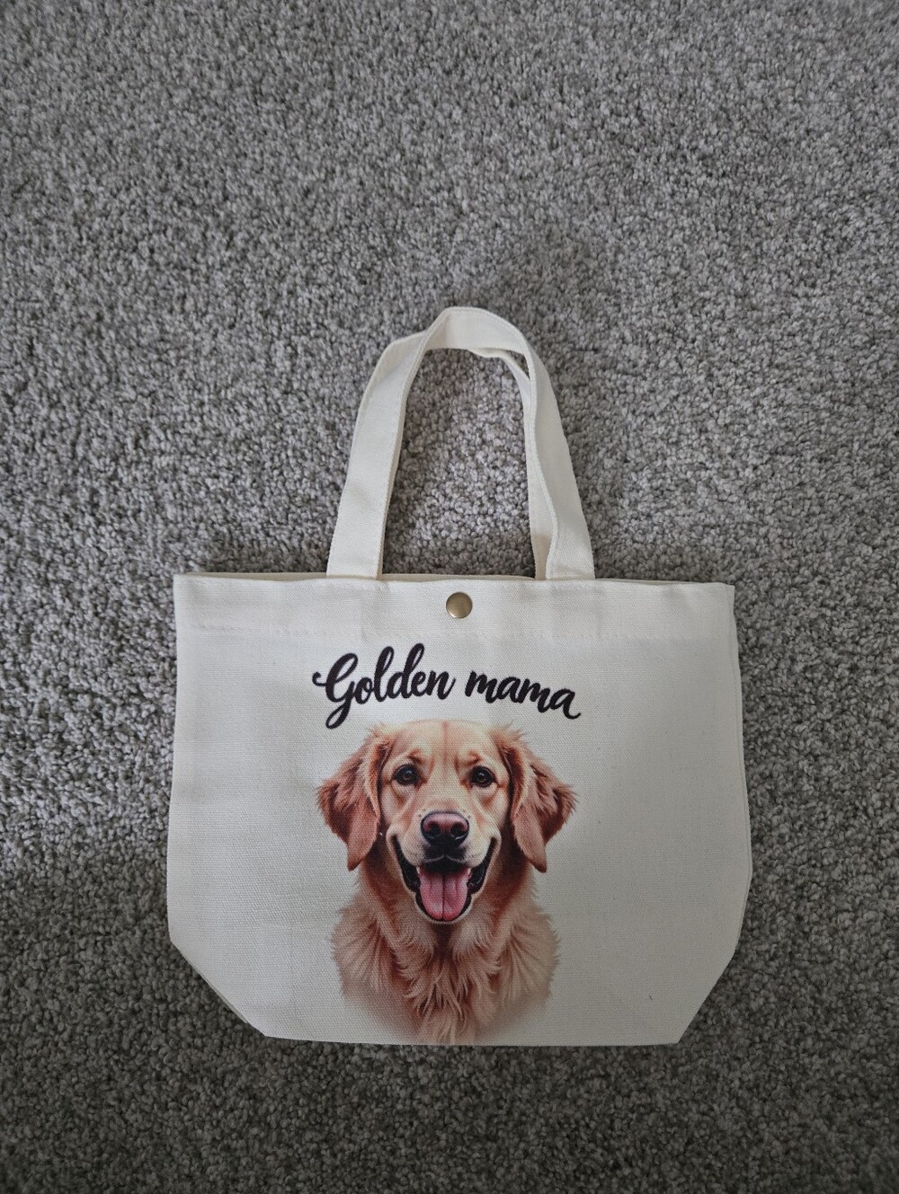 NWOT Golden Retriever Mama Tote Bag